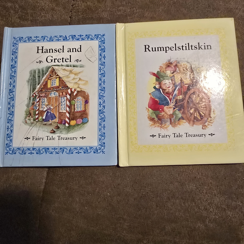 Fairy Tale Treasury Book Set - Hansel and Gretel & Rumpelstiltskin